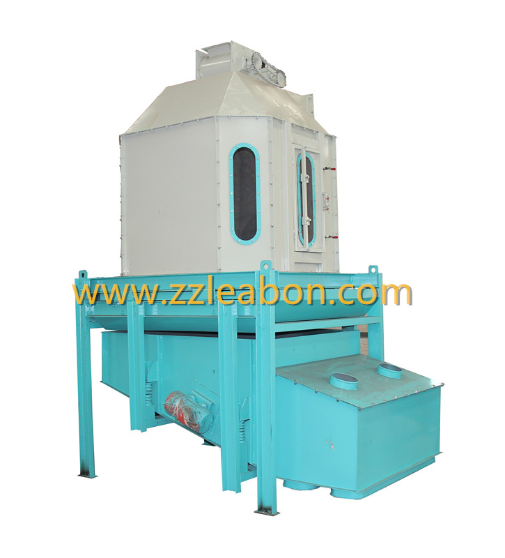 Vibration Counterflow Sewing Wood Sawdust Pellet Cooler with Good Screening Effect
