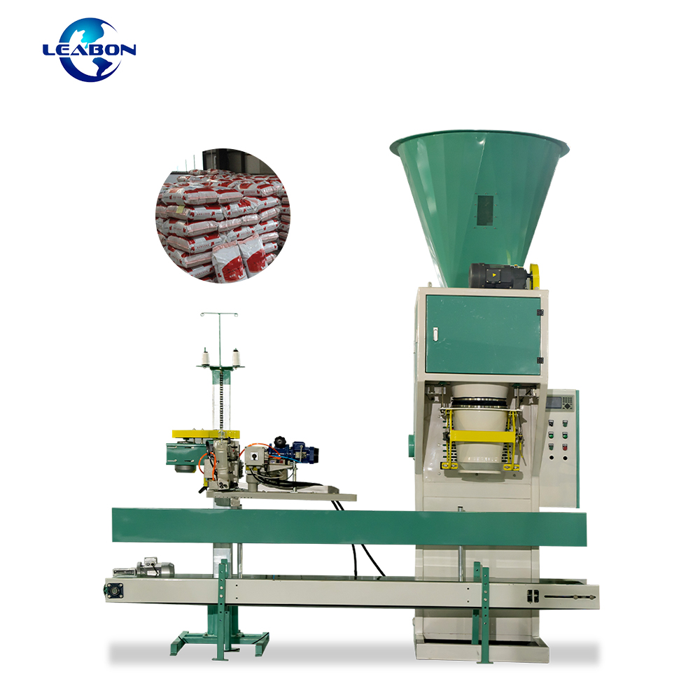 Single Station Belt Packing Scale Salt Sugar Automatic Filling Weighing Packing Machine Granule Packer