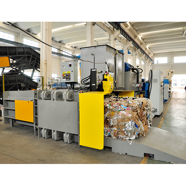 Waste Paper Recycling Usd Large Double Head Compression and Bailing Machine Made