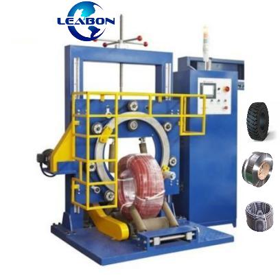High Efficiency Tires Steel Belts Vertical Ring Wrapper Ring Wrapping Machine Price