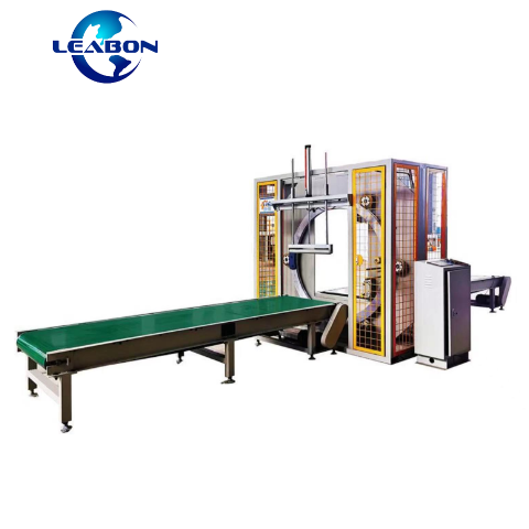 Fully Automatic Horizontal Stretch Wrapping Packing Machine For Profiles Material