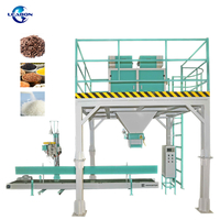 Big Double Hopper Filling Sealing Packing Machine for Wood Pellets Animal Feed Pellet Bagging Scale