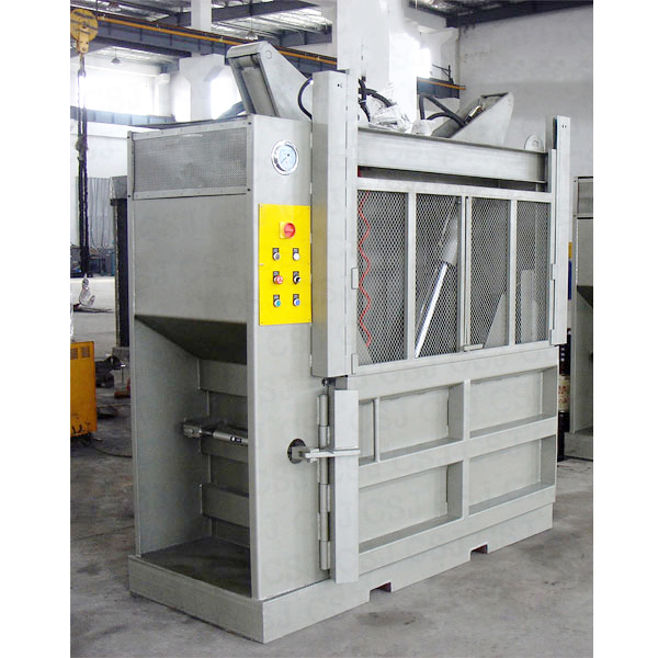 CE Waste Plastic Carton Packaging Used Double Slash Vertical Bailing Machine