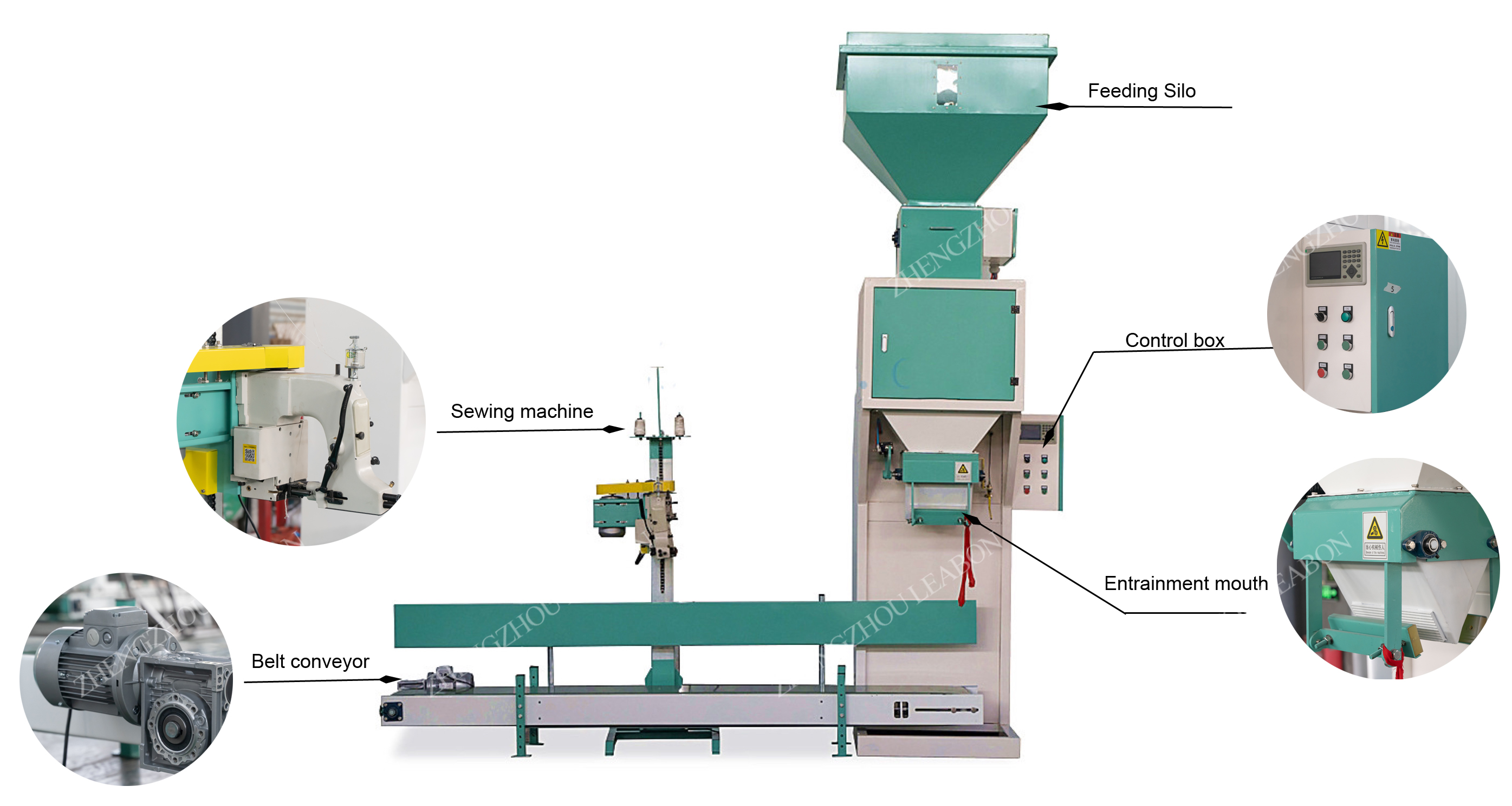 Single Hopper 20-30KG Small Granular Material Packaging Machine Electric Weighing Type Packing Machine