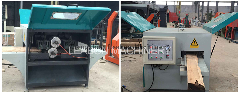 Double Spindle Multi-Blade Rip Sawmill for Wood Board