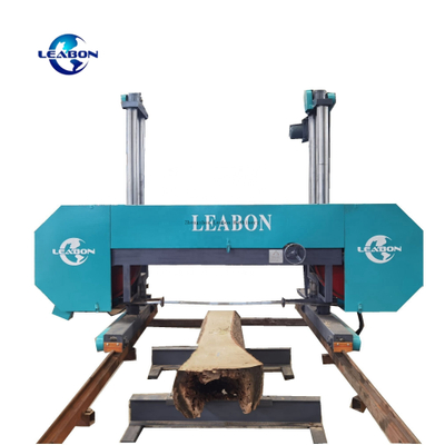 Leabon Hot Sale Horizontal Band Sawmill with Electricity Motor