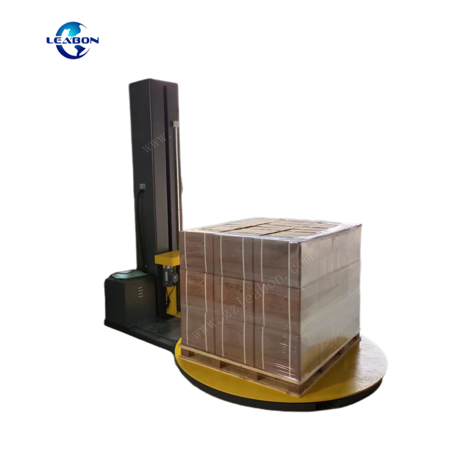 Packaging Process and Configuration of Pallet Wrapping Machine