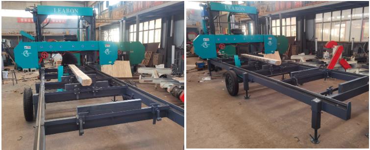 Leabon Hot Sale Horizontal Band Sawmill with Electricity Motor