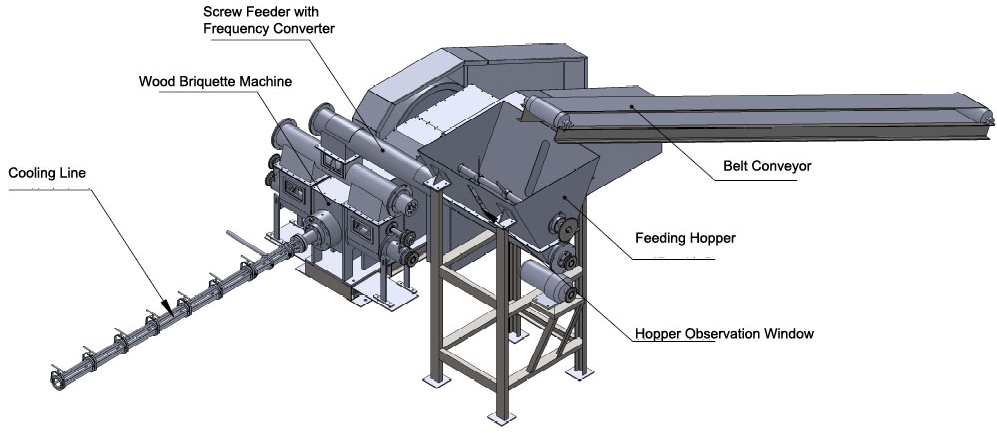 Biomass Piston Briquette Machine1