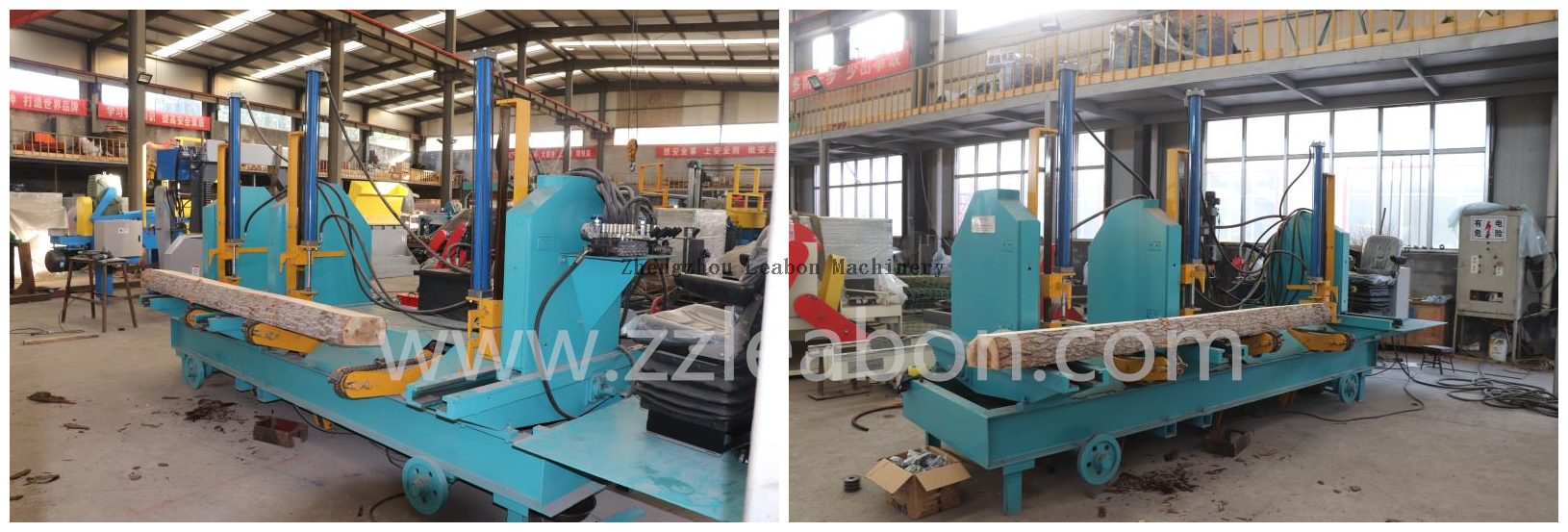 Vertical Band Saw with Hydraulic Carriage for Log