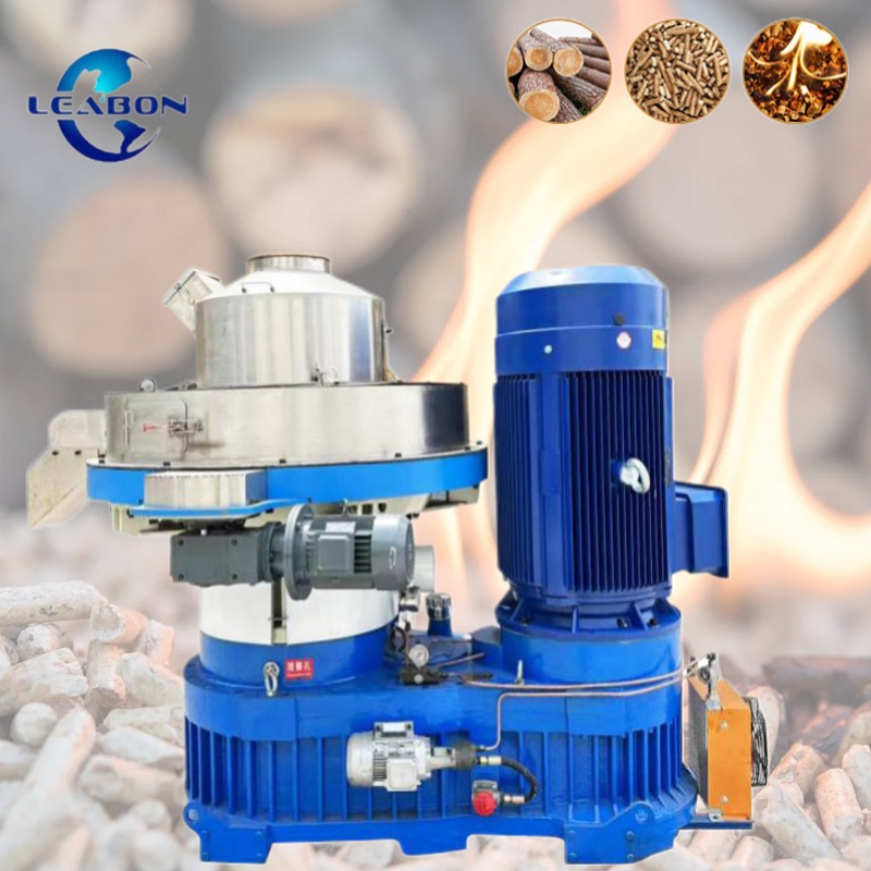 1-4T/H Biomass Vertical Ring Die Wood Pellet Mill Wood Sawdust Pellet Making Machine 